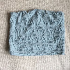 Urban Outfitters turquoise patterned crop top